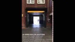 Fast opening Industrial Rolling Shutters