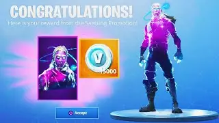 New GALAXY SKIN Gameplay in Fortnite..