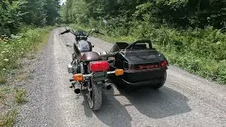 Honda GL1100 on the trail.