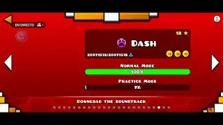 jugando geometry dash de chill