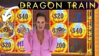 FORTUNE 8 JACKPOT! ... Again!? Is  Dragon Train the BEST Slot EVER?