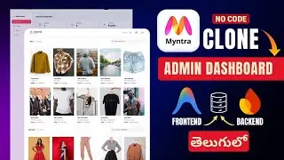 I Built a Myntra Clone ( NO CODING NEEDED )😱 | Admin Dashboard | Antigravity + Firebase in Telugu