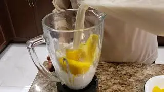 Mango Shake/mango lassi Pakistan famous drink for summer easy and fast