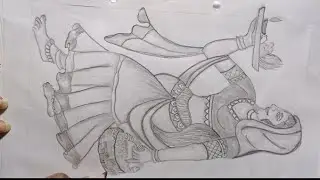 How to draw pooja karne jati Hui stri 9th class ke liye #easydrawing @bhartiartsindia 