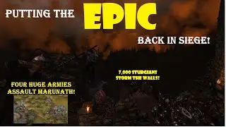 Siege Defense of Marunath! 7,000 Sturgians Slam into our city: Epic Bannerlord Siege! Vol. XIII