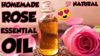 How to make Rose Essential oil at home/homemade Rose Essential oil/DIY Rose Essential oil/💯 Natural