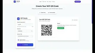 WiFi QR Code Generator 🔹 Share WiFi Instantly (No Typing)