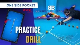 One side pocket drill - Hard difficulty - Pool Billiard & Practice