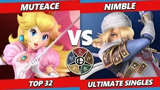 The Hokage Exams 2 - MuteAce (Peach) Vs. Nimble (Sheik) Smash Ultimate - SSBU