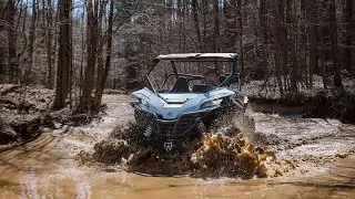 CFMoto Z950 HO Sport DEEP Water and Mud Riding at Rainbow Falls in TN