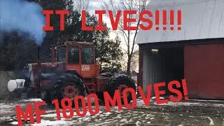 Massey Ferguson 1800 project moves forward!  Steering is working-ish. 😆