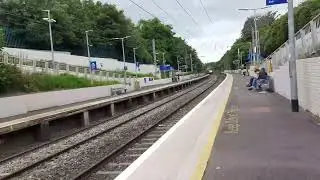 Enterprise train+201 Class Loco NO.8208+Enterprise set 9001   Harmonstown Station 30/6/22