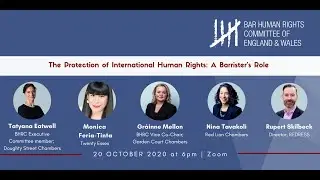 BHRC's October 2020 Careers Event: International Human Rights Law