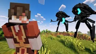 Sobreviv&iacute; a una INVASION ALIENIGENA en Minecraft