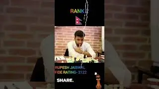 🇳🇵Top Ranking Nepali Chess Player | Nepal Chess शीर्ष  नेपाली चेस खेलाडी #chess #nepalchess #shorts