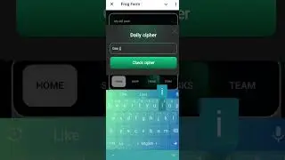 4 December Frog Farm Daily Cipher code | Today Frog Farm Code | #crypto #frog