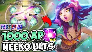 DON'T STAND IN THE NEEKO ULT OR YOU'LL DIE INSTANTLY (1000 AP NEEKO) - League of Legends