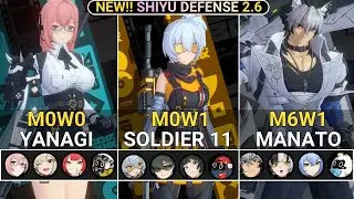 NEW SHIYU RESET! M0W0 Yanagi & M0W1 Soldier 11 & M6W1 Manato Showcase | NEW! Shiyu Defense ZZZ 2.6