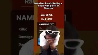 When getting killed by a noob with pistol in suroi.io.  #suroi #namerio #surviv