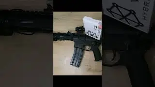 Airsoft AEG FPS drop on fast rate of fire (ROF) #airsoft #airsoftguns #airsoftshorts
