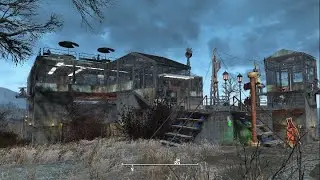 Fallout 4: Tenpines Bluff settlement build, Xbox One, no mods
