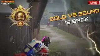 BGMI Solo Vs Squad Rush Gameplay....#bgmi #bgmilive #battlegroundsmobileindia #livestream