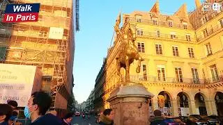 From Place des Pyramides to Palais Brongniart, Paris, France