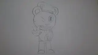 How I draw: Flippy from Happy Tree Friends