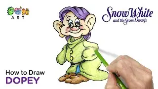How To Draw DOPEY | SNOW WHITE & THE SEVEN DWARFS | DISNEY | VERY EASY~!