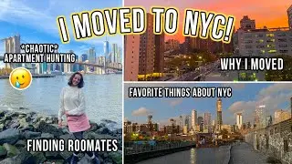I MOVED TO NYC | *disastrous* apartment hunting, why I moved, finding roommates on FB, + fav things