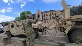 Wrecker Recovery Mission on post