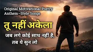 तू नहीं अकेला – जब कोई साथ न हो तब ये सुन लो/best motivational poem in hindi 