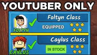 99 Nights But You Can Buy ONLY YOUTUBER Classes!