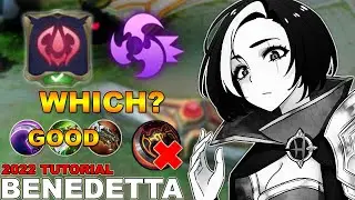 BENEDETTA 2022 TUTORIAL | MASTER YOUR BENEDETTA | MLBB