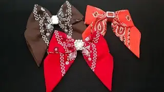 Moño mexicano de paliacate o pañuelo  #moñocharro