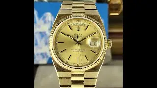 1984 Vintage Rolex Oysterquartz Day-Date 19018 Unpolished Mint Condition W BoX