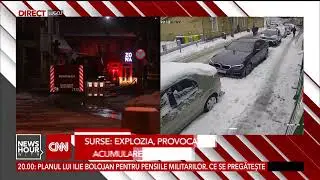 Sediul Poliției din Lugoj a explodat. O clădire s-a prăbușit