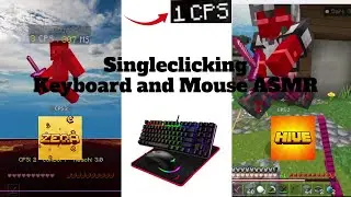 [  1-2 CPS  ]  Keyboard + Mouse sounds | Hive skywars ASMR | Zeqa Boxing ASMR