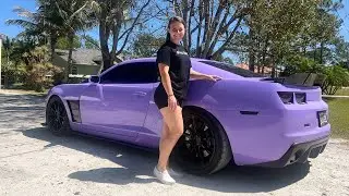 ПОЕЗЖАЙТЕ СО МНОЙ В МОЁМ CAMARO С ДВУМЯ ТУРБОНАДДУВАМИ