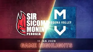 Sir Susa Scai Perugia vs. Valsa Group Modena - VBW - SuperLega - Match Highlights
