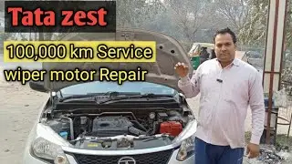 Tata zest patrol service oil filter change.