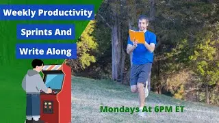 Weekly Productivity Sprints And Write Along | Authortube | Productivity Sprint | 6PM - 7:30PM EST