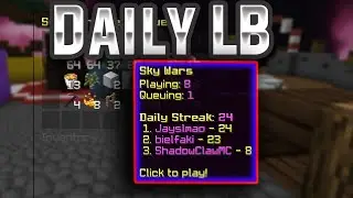 Becoming the No. 1 Skywars player (daily lb)