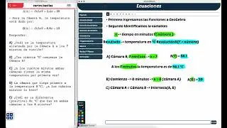 Resoluci&oacute;n de Problema en &Aacute;lgebra - Temperaturas con GeoGebra