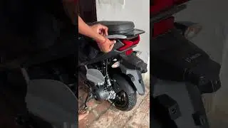 Hero Xoom grab handle fittings #heroxoom #heroxoom modified