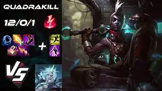 MID Ekko vs Viego [QUADRAKILL] - NA Grandmaster Patch 25.S3.1