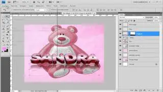 TUTORIAL PHOTOSHOP CS4 USANDO LETRAS 3D PART II