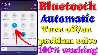 How to solved automatically Bluetooth turn on problem. Bluetooth automatic on of problem android.