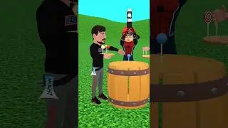 Mr Beast, Ronaldo and AJ Scary teacher 3d playing with lolipops #scaryteacher3d #mrbeast #lolipop
