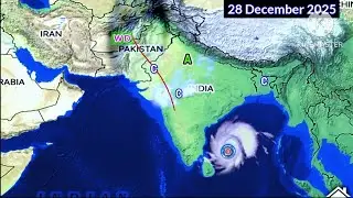 NEXT 25 DAYS WEATHER Map Forec&agrave;st South Asia All India 7 December 2025 Update. 